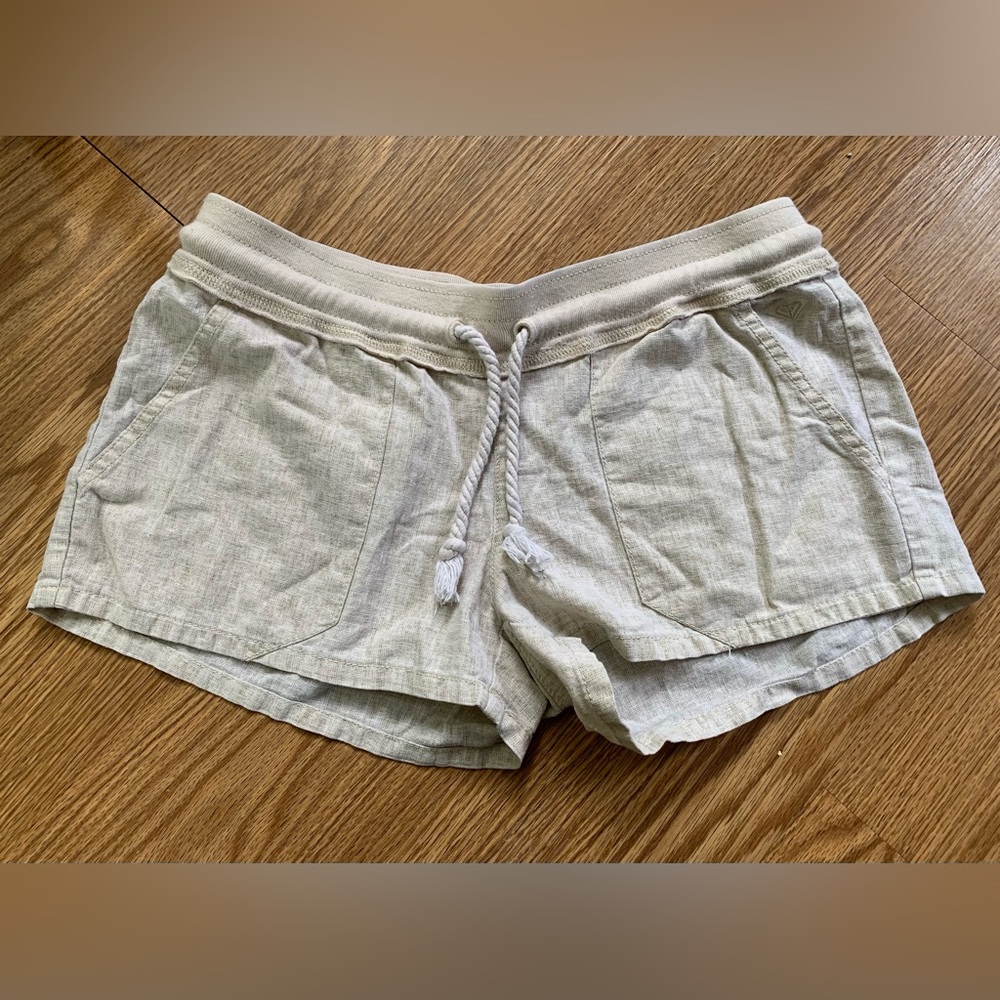 Roxy Cotton Drawstring Shorts Size Small